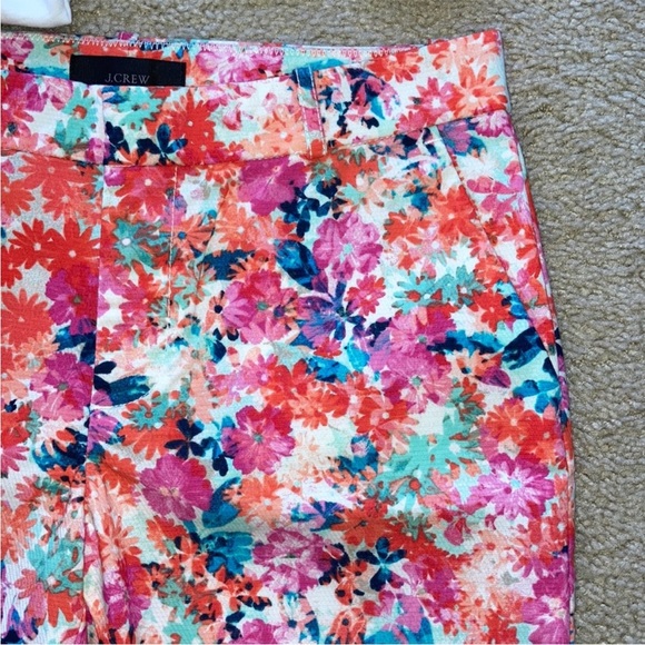 J. Crew Brushstroke Marigold Shorts - Picture 4 of 6